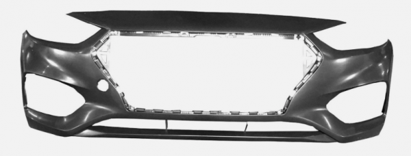 Cover de bumper delantero Hyundai Accent 18-22