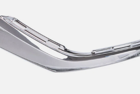Molduras inferiores cromadas RH y LH de bumper delantero Mitsubishi Outlander 19-20