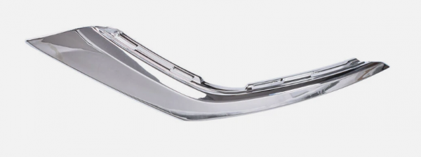Molduras inferiores cromadas RH y LH de bumper delantero Mitsubishi Outlander 19-20