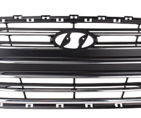 Parrilla frontal c/ cromo Hyundai Elantra 17-18