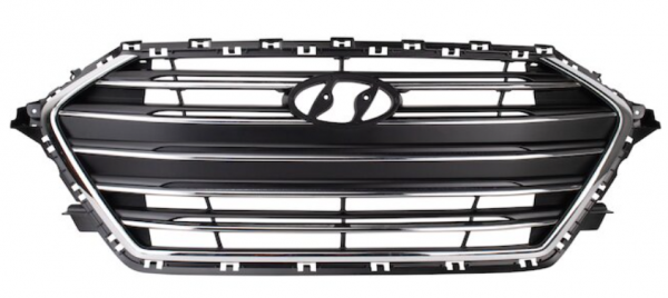 Parrilla frontal c/ cromo Hyundai Elantra 17-18